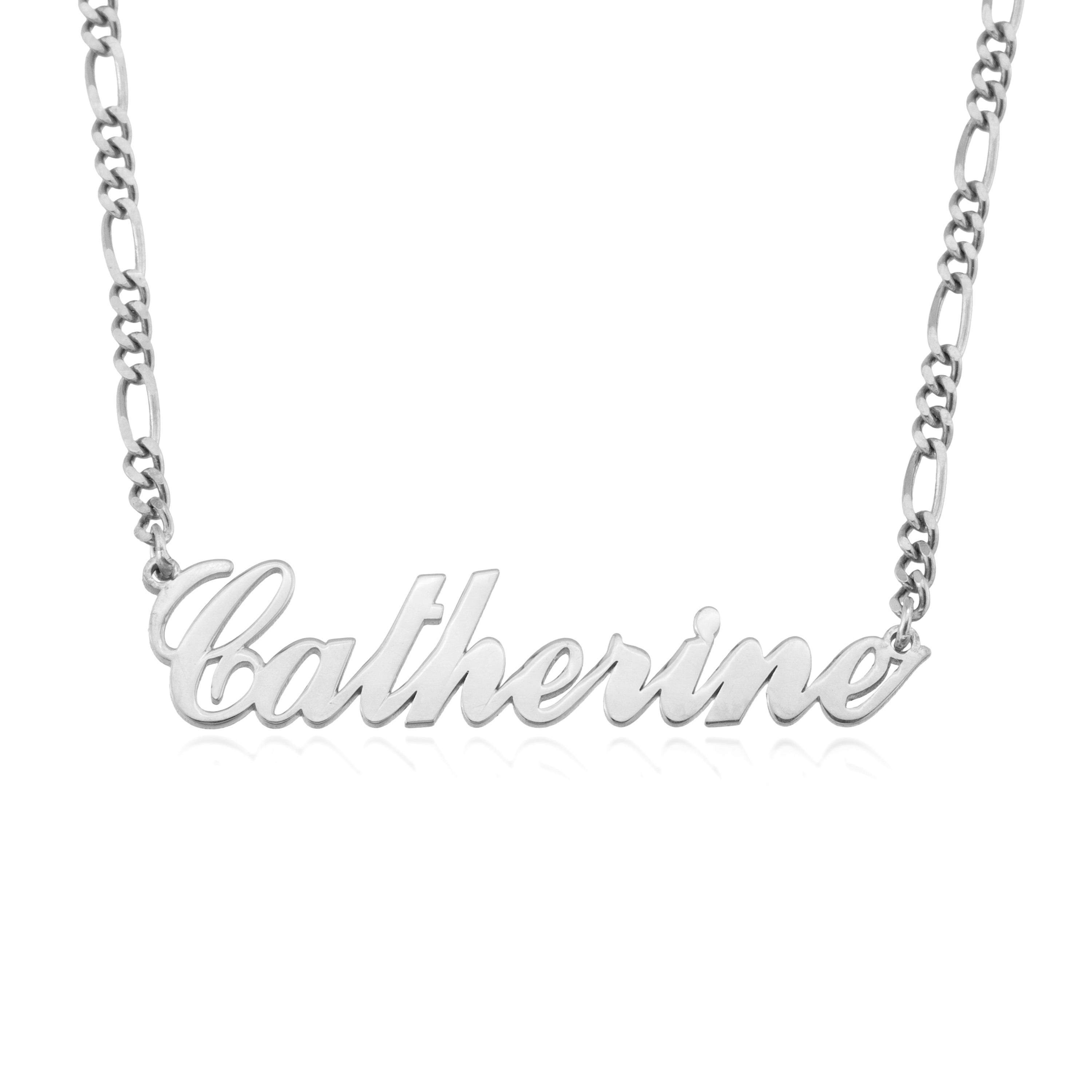 Figaro Chain Custom Name Necklace – Personalized Jewelry