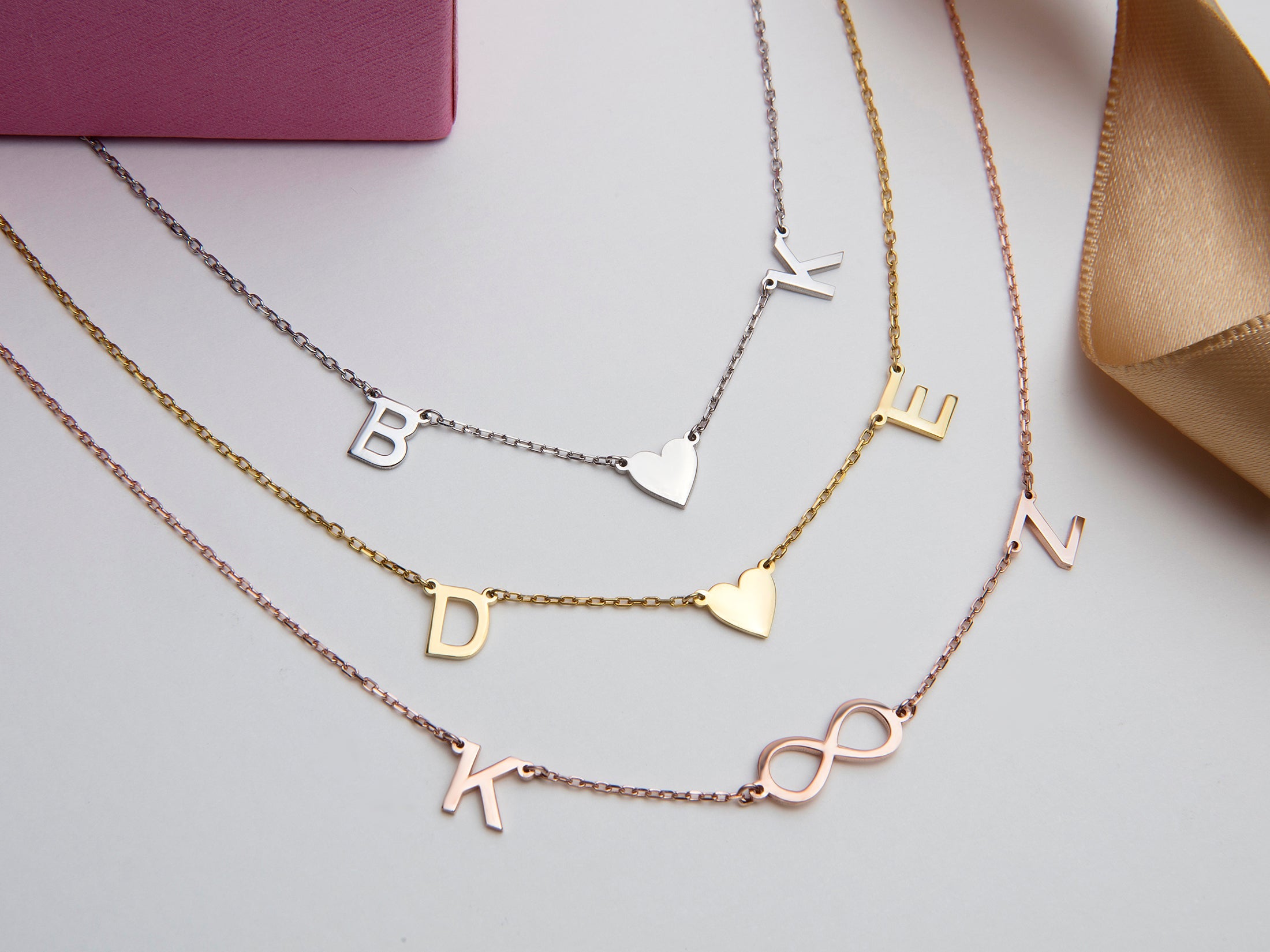 Custom Initials & Name Necklace