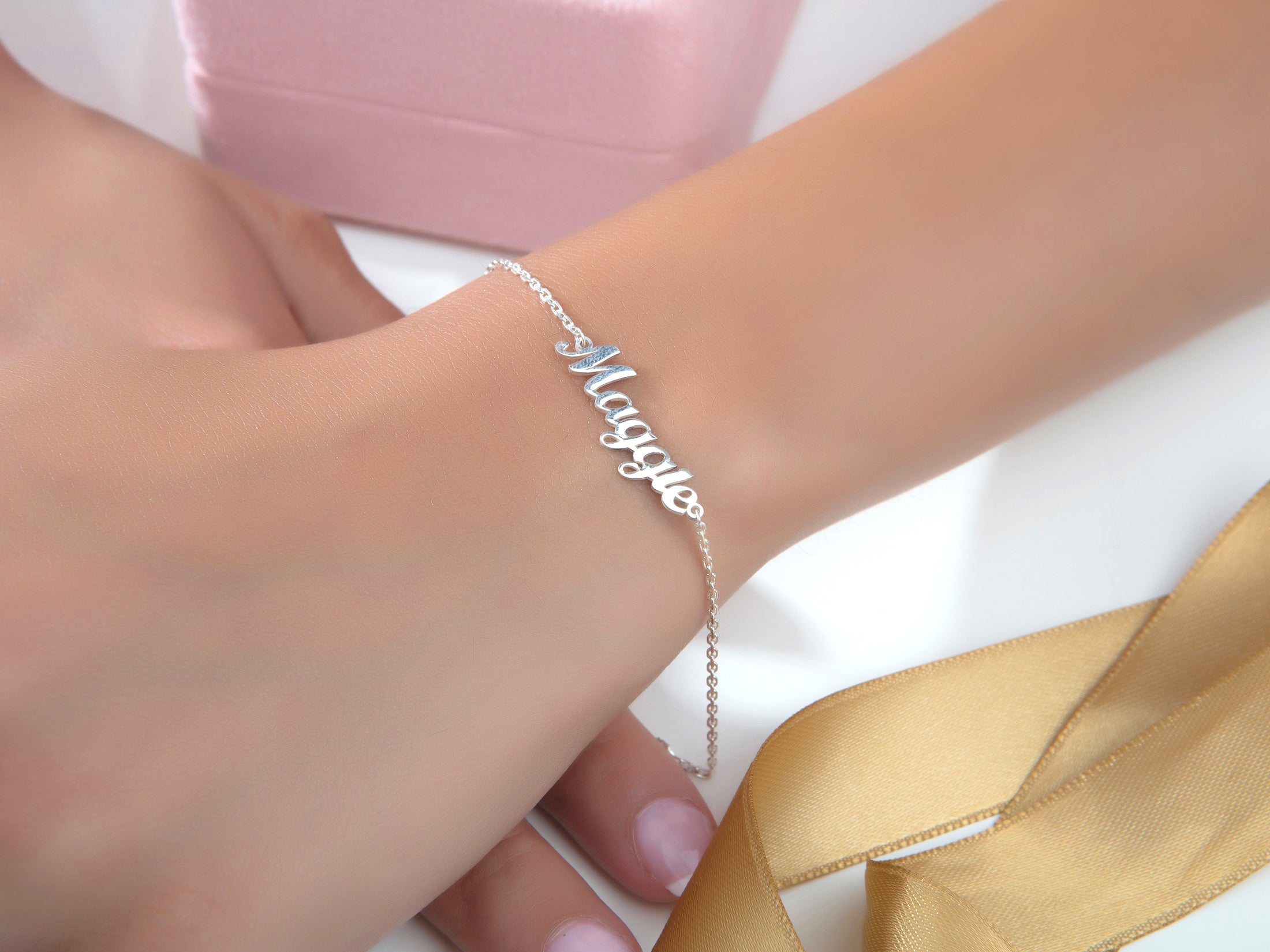 Minimalist Custom Name Bracelet