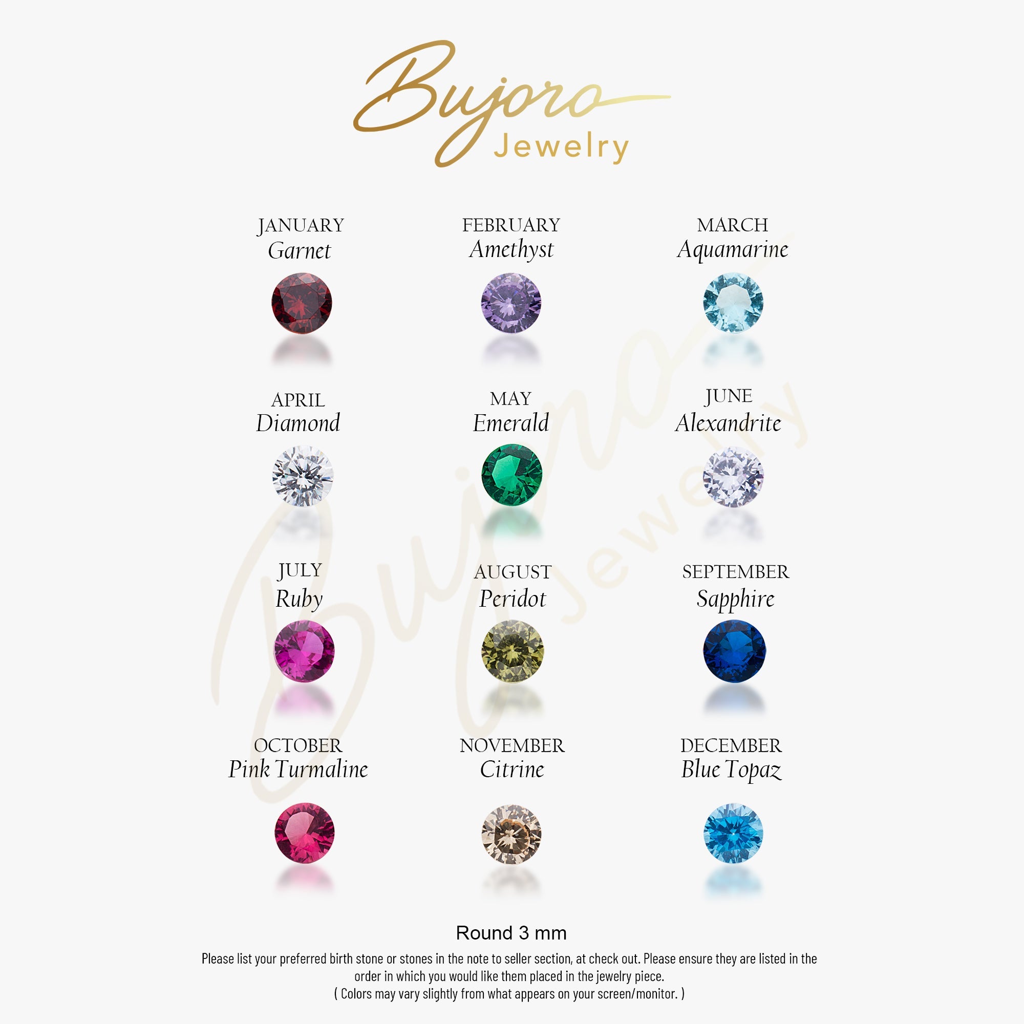 Personalized Birthstone Bracelet For Women