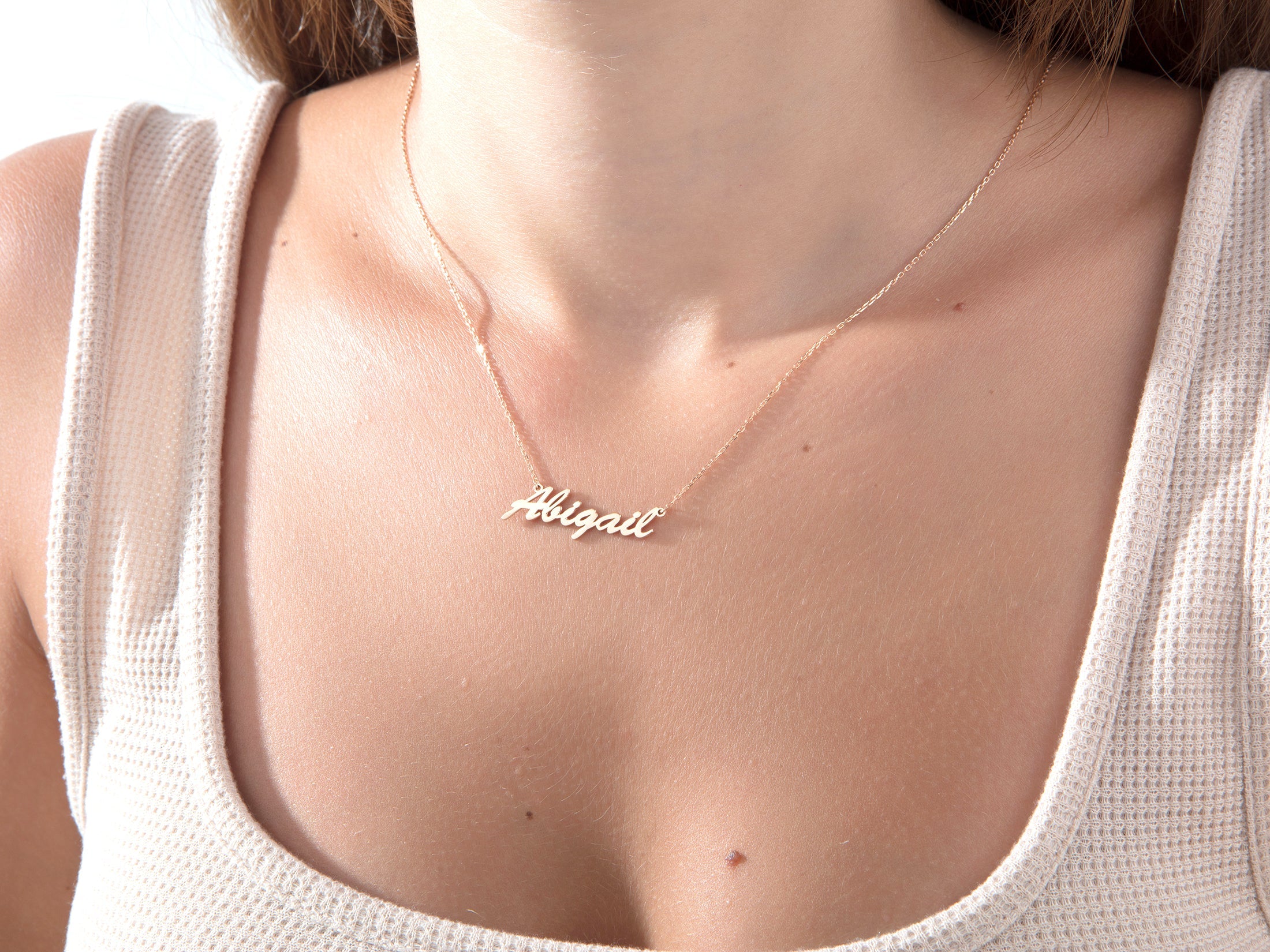 Personalized Dainty Name Necklace