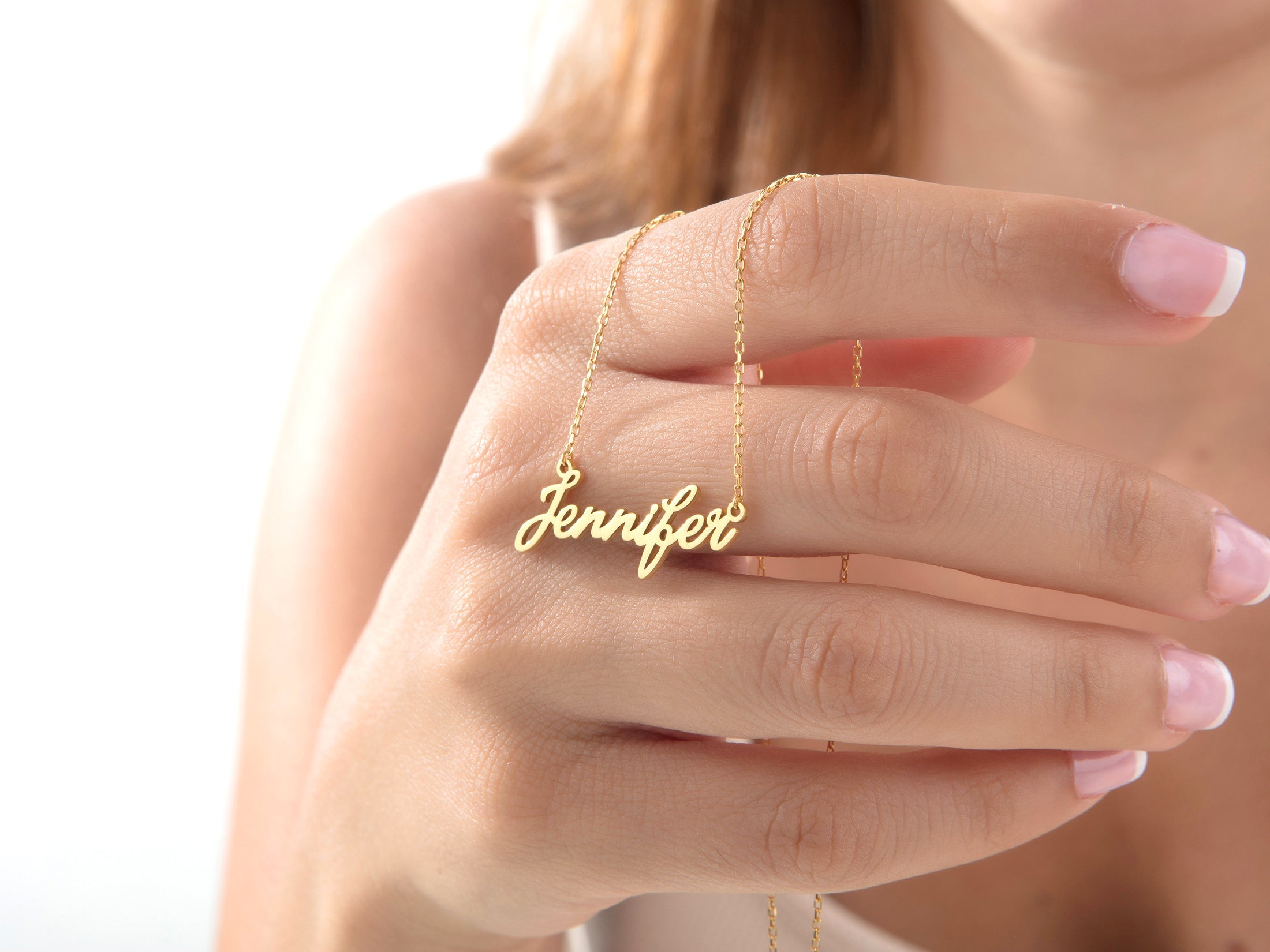 Dainty Handwritten Name Necklace