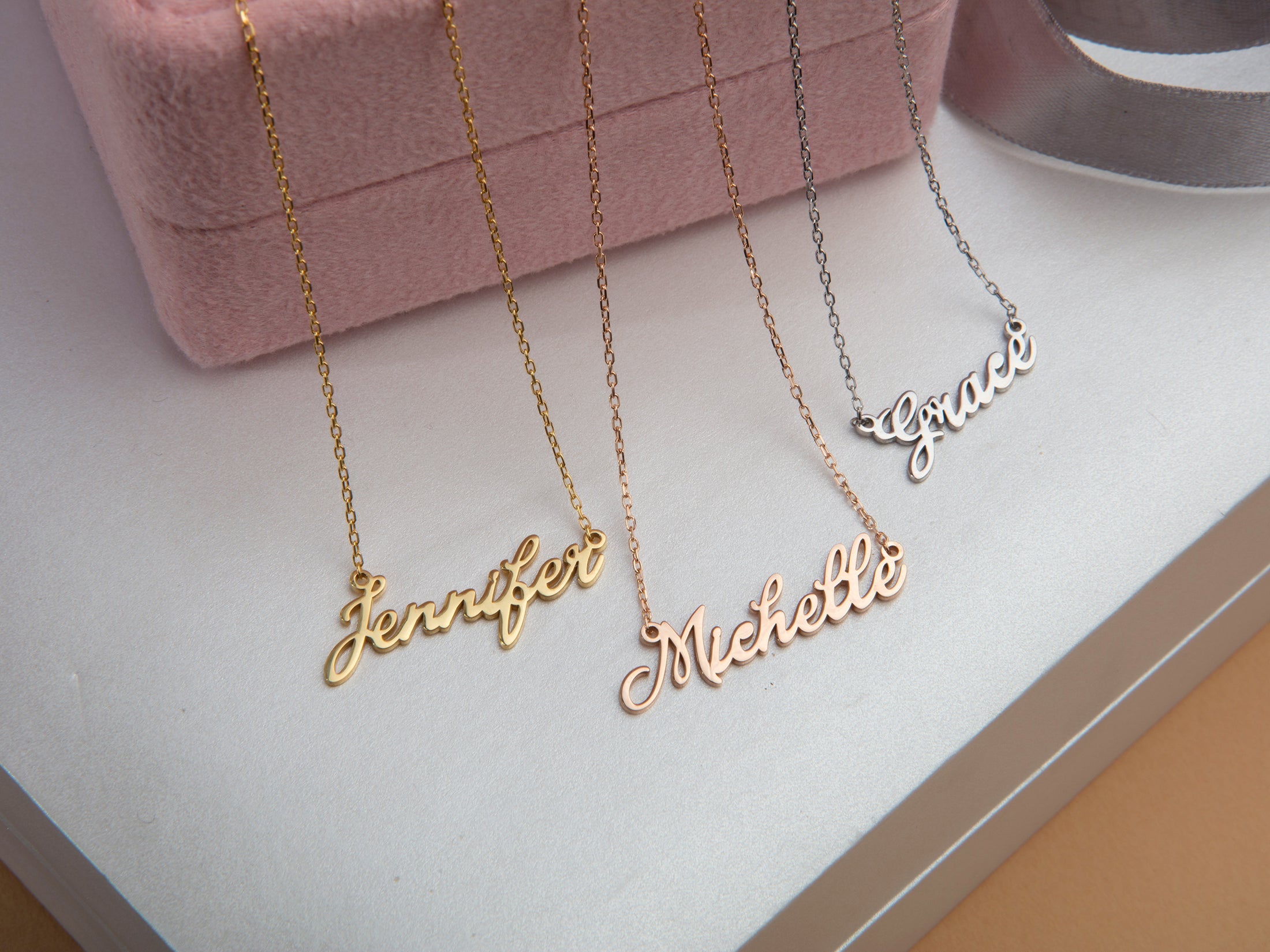 Dainty Handwritten Name Necklace