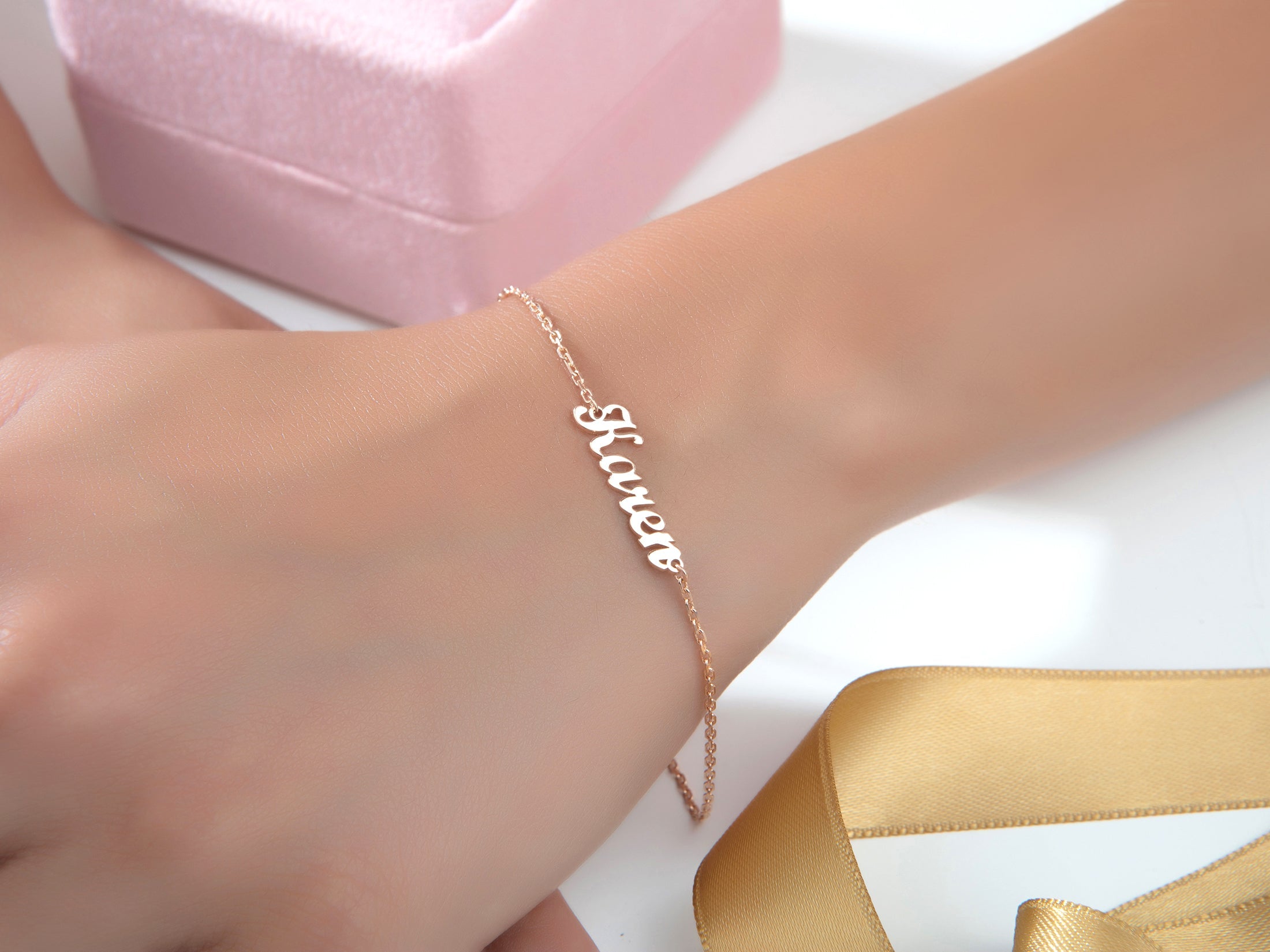 Minimalist Custom Name Bracelet