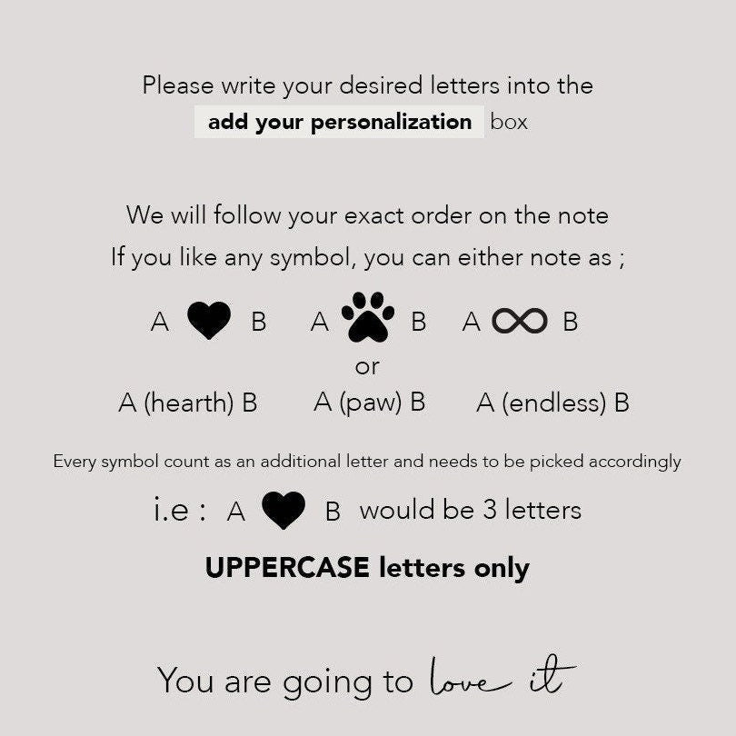 Custom Initial Letter Bracelet